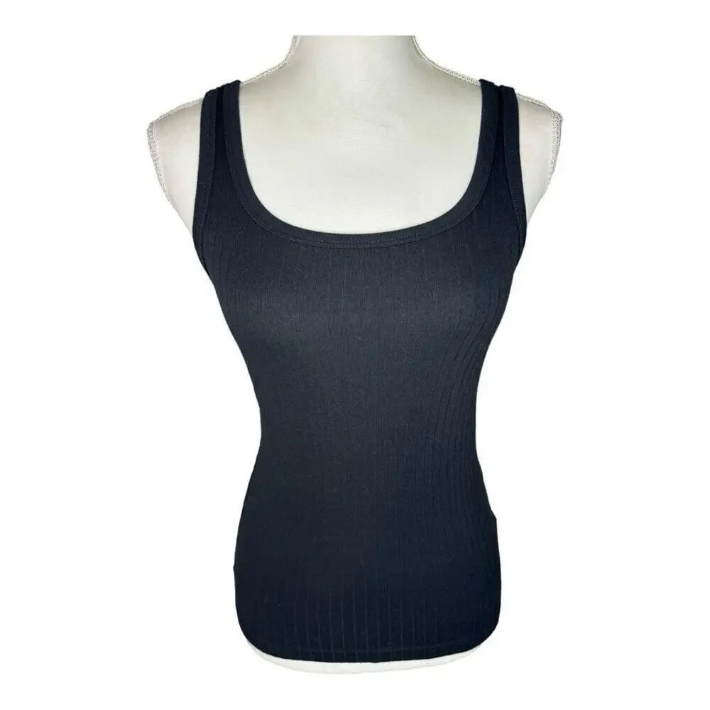 NEW‎ Aerie Women’s XS Black Scoopneck Tank Top NWT